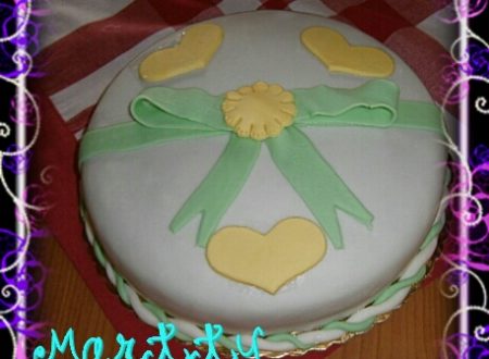 Torta decorata con pdz