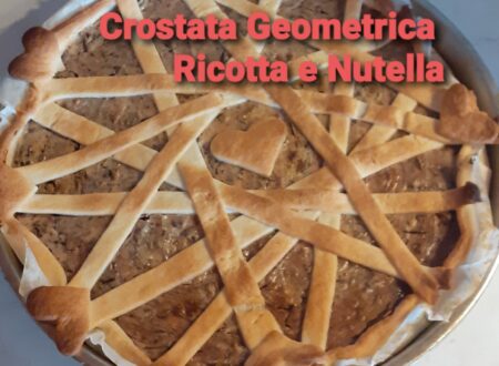Crostata Geometrica Ricotta e Nutella